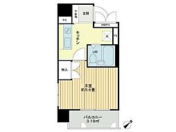 ライオンズマンション盛岡中央通 1Kの間取図画像