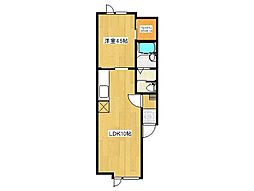 ロイヤルコート葛西 1LDKの間取図画像