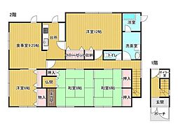 蛍沢1丁目貸物件2階 201号室 2階4LDKの間取り