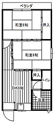 間取図画像 2DK