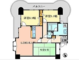 間取図画像 3LDK