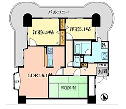 間取図画像 3LDK