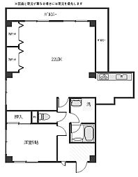 第2向山ハイツ 3LDKの間取図画像