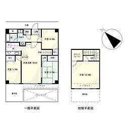 ヴェルディ中山 4LDKの間取図画像