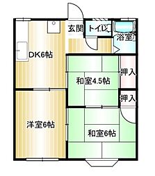 間取図画像 3DK