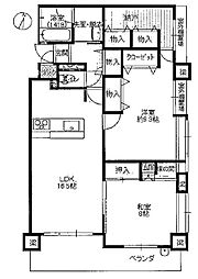 フローレンス福山本町 2SLDKの間取図画像