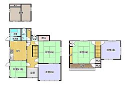 JR山陽本線 糸崎駅 徒歩5分 5DKの間取り