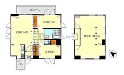 DERGLANZ6thAve 2LDKの間取図画像