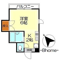 間取図画像 1K