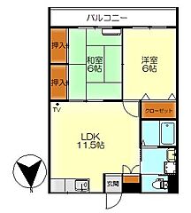 物件の間取り