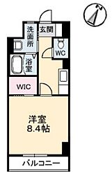 メゾンクレエキマエ 1Kの間取図画像