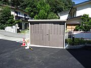 敷地内に入居者様専用のごみ置き場完備♪