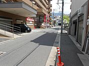 見通しの良い前面道路♪