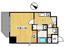EIGHT VALLEY59 五日市駅前 2階1Kの間取り