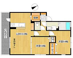 Stellar Grass 2SLDKの間取図画像