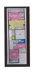 パステルクボ8 3LDKの間取図画像