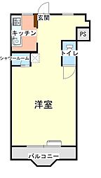 オーナーハウス ワンルームの間取図画像