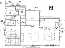 JR山陽本線 海田市駅 バス12分 西自治会館前下車 徒歩5分 4LDKの間取り