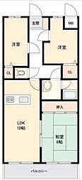 シティコーポ廿日市 3LDKの間取図画像