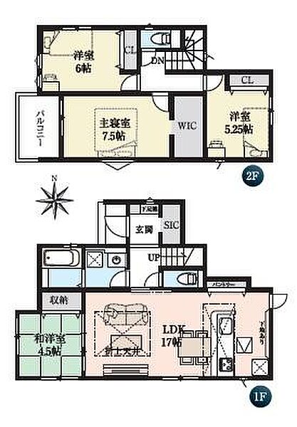 間取りを拡大表示