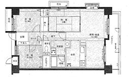 ヒューマンズ野上 3LDKの間取図画像