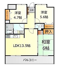 間取図画像 3LDK