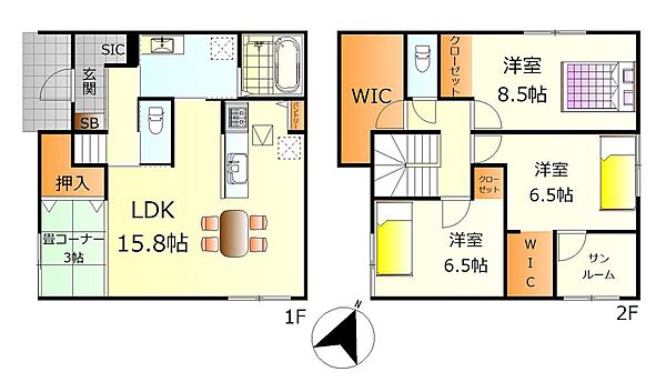 間取りを拡大表示