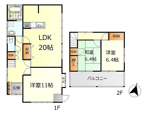 間取りを拡大表示
