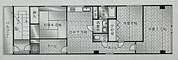 クレセント白島 3DKの間取図画像