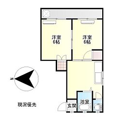 エースビル 2Kの間取図画像