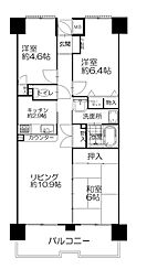 メープル勝木台 3LDKの間取図画像