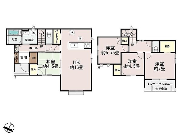 間取りを拡大表示