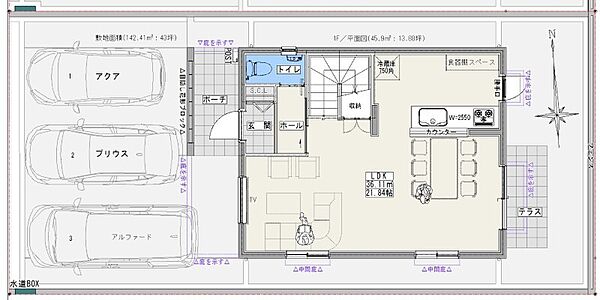間取りを拡大表示