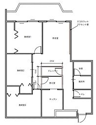 タカラマンションマキシー1の間取図画像