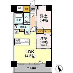 ＳｕｎＲｅｓｉｄｅｎｃｅ小禄 2階2LDKの間取り