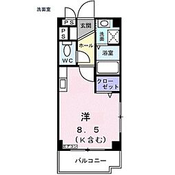 間取図画像 ワンルーム
