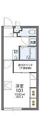 レオパレス豊見城 1Kの間取図画像