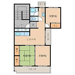 間取図画像 3LDK
