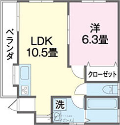 間取図画像 1LDK