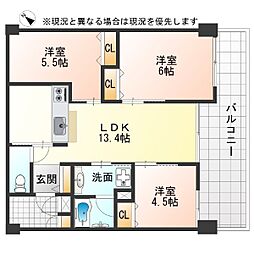 間取図画像 3LDK