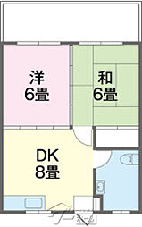 間取図画像 2DK