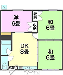 間取図画像 3DK