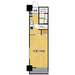 Ｃａｓａ　Ｃｏｌｉｎａ 4階1Kの間取り