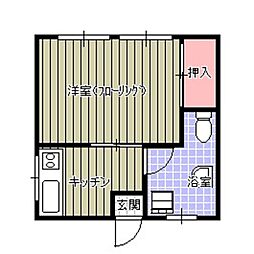 間取図画像 1K