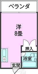 MIKIハウス ワンルームの間取図画像