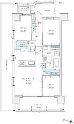 グランコスモザ・リゾート豊崎 1301 13階3LDKの間取り