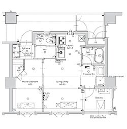 レ・シャトー泉崎 1LDKの間取図画像