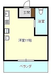 安寿の杜 ワンルームの間取図画像