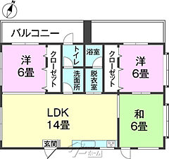 物件の間取り