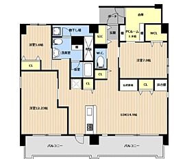 ｓｏｐｌａ　ｂｌｉｓａ（ソプラブリッサ） 9階3LDKの間取り